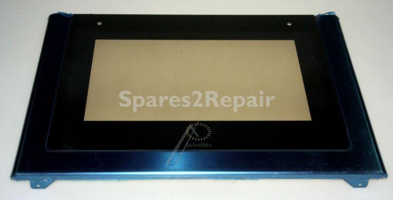 Door Panel - C00117191 482000028941 Oven Door + Glass Ix C60 Scholte [Whirlpool Indesit]