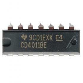 Texas Instruments Ic - Cd4011be 4000 Cmos 4011 Dip14 18v Type: Cd4011be