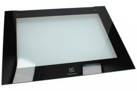 Oven outer Door - 140126519226 Door Outer Black Electrolux 595 5x4 [Electrolux Aeg]