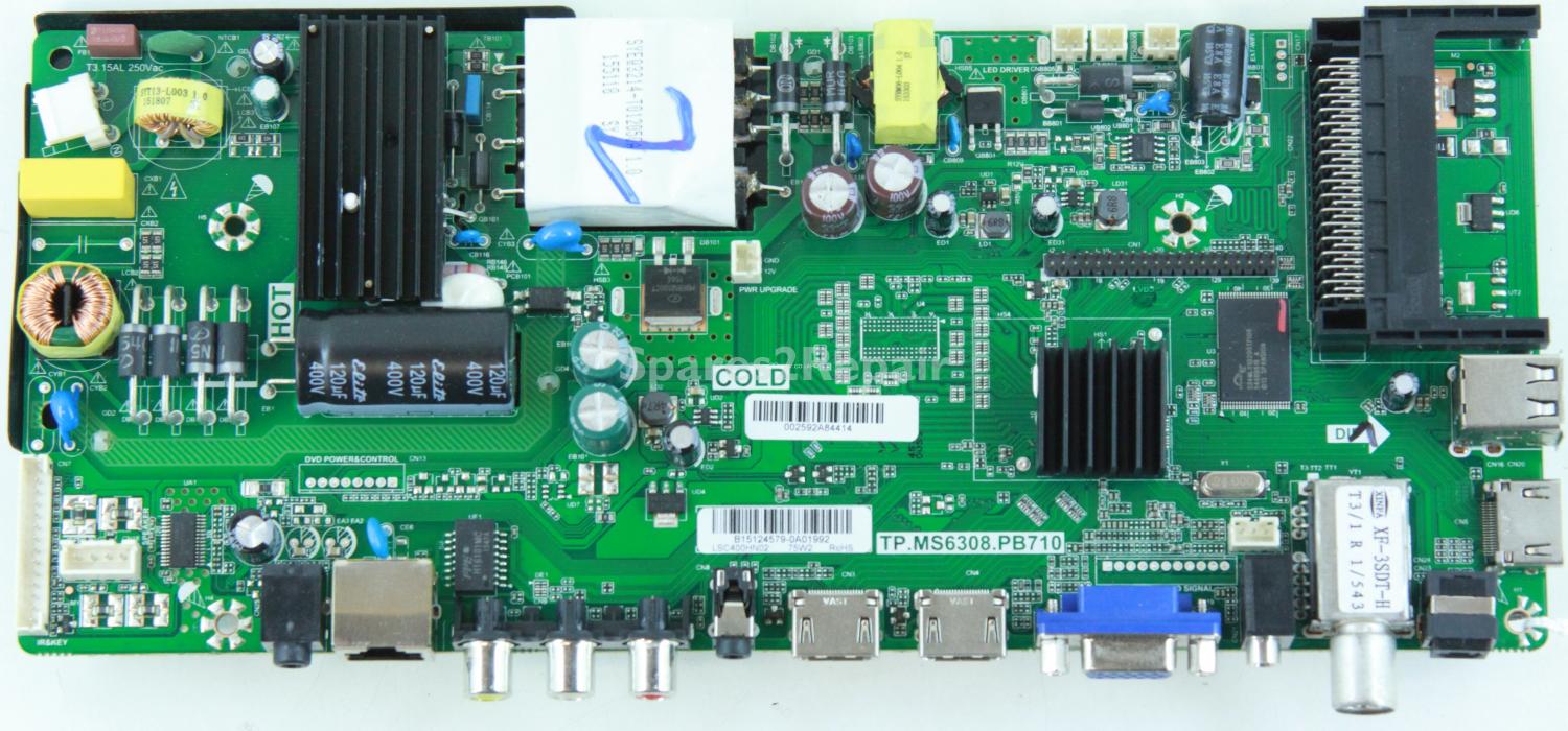 Blaupunkt 40/133Z-WB-5B2-FGU-UK - Main AV - TP.MS6308.PB710 - B15124579 - LSC400HN02 - 09Y-3 CVTE