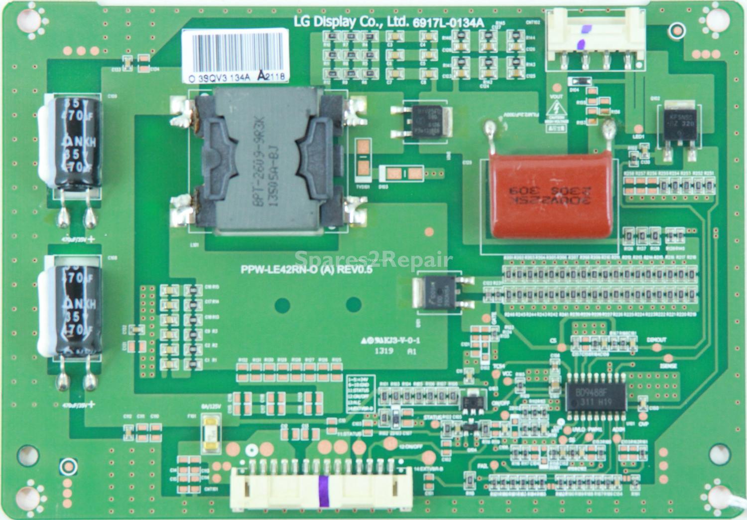 Blaupunkt 42/131J-GB-1B-F3HCU-UK - LED Driver Board - 6917L-0134A - PPW-LE42RN-O (A) - REV0.5