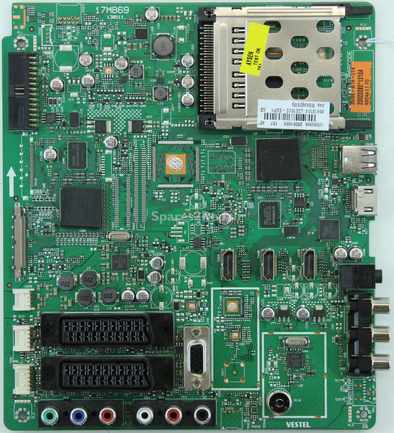 Bush LCD42911FHD3D - Main AV - 17MB69 - 130511 - 23051669