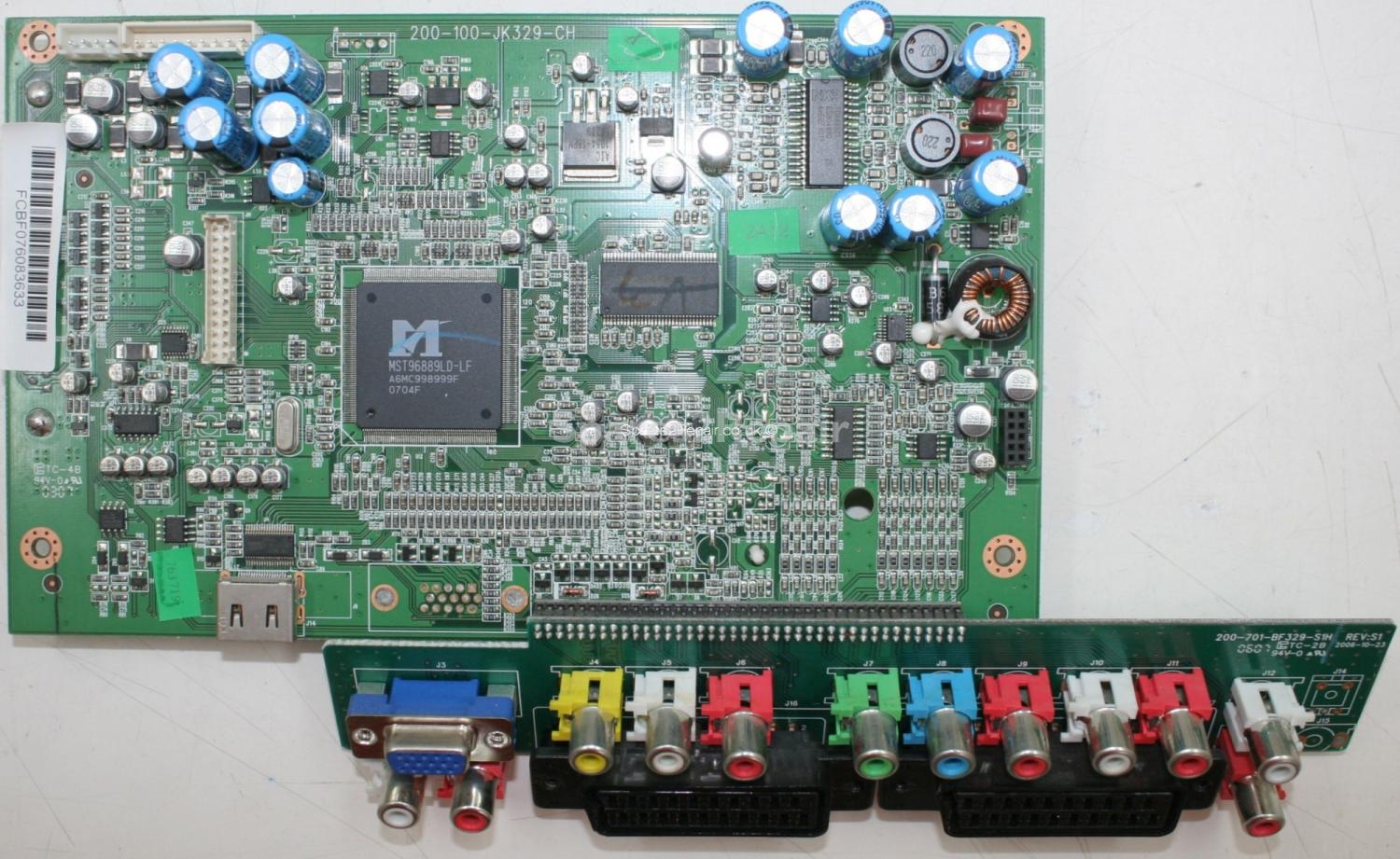 Bush LCD37TV016HD - Main AV - 200-100-JK329-CH - 200-701-BF329-S1H