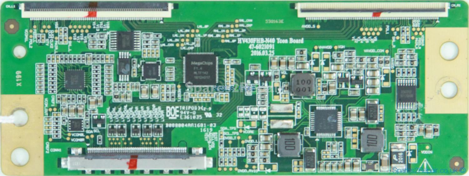 Celcus CEL-43FHDSB-16/1 - T-Con - 47-6021091 - HV430FHB-N40 - B088004AA1681-03