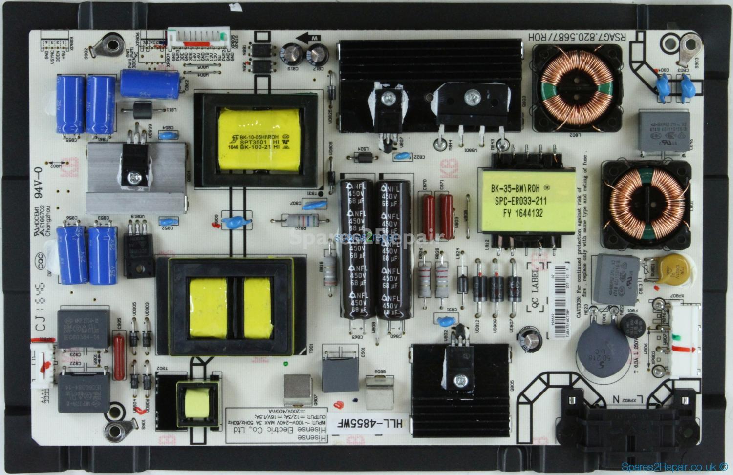 HiSense H50M3300 - PSU - 196562 - HLL-4855WF - RSAG7.820.5687