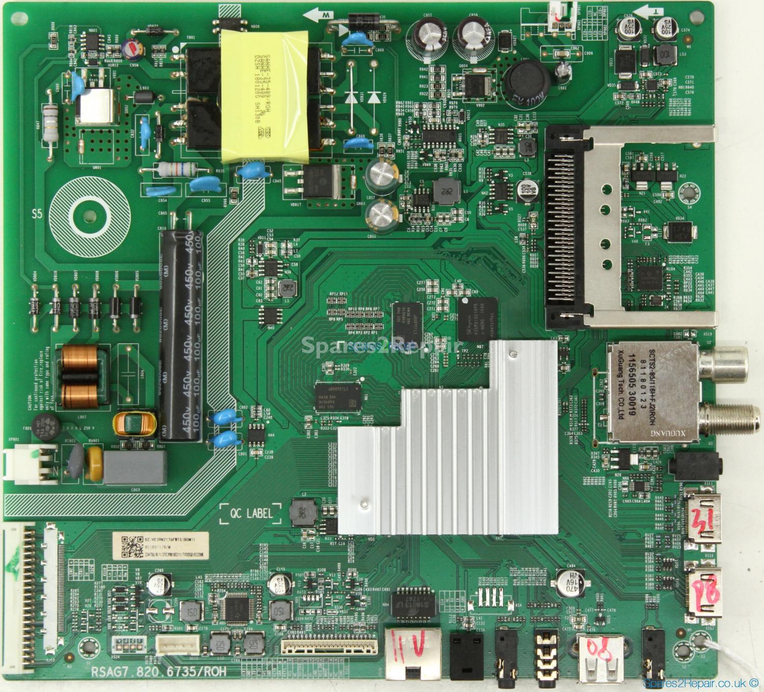 Hisense H39N2600UK - Main AV - 224706 - RSAG7.820.6735