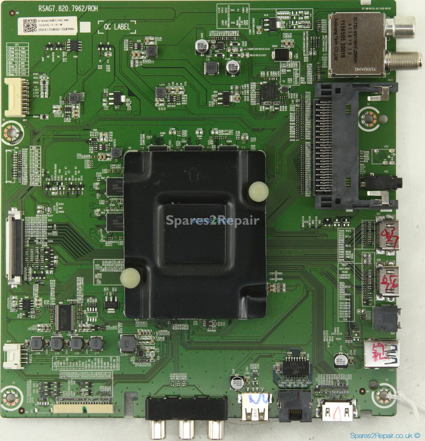 Hisense H43A6200UK - Main AV - 229250 - RSAG7.820.7962/ROH