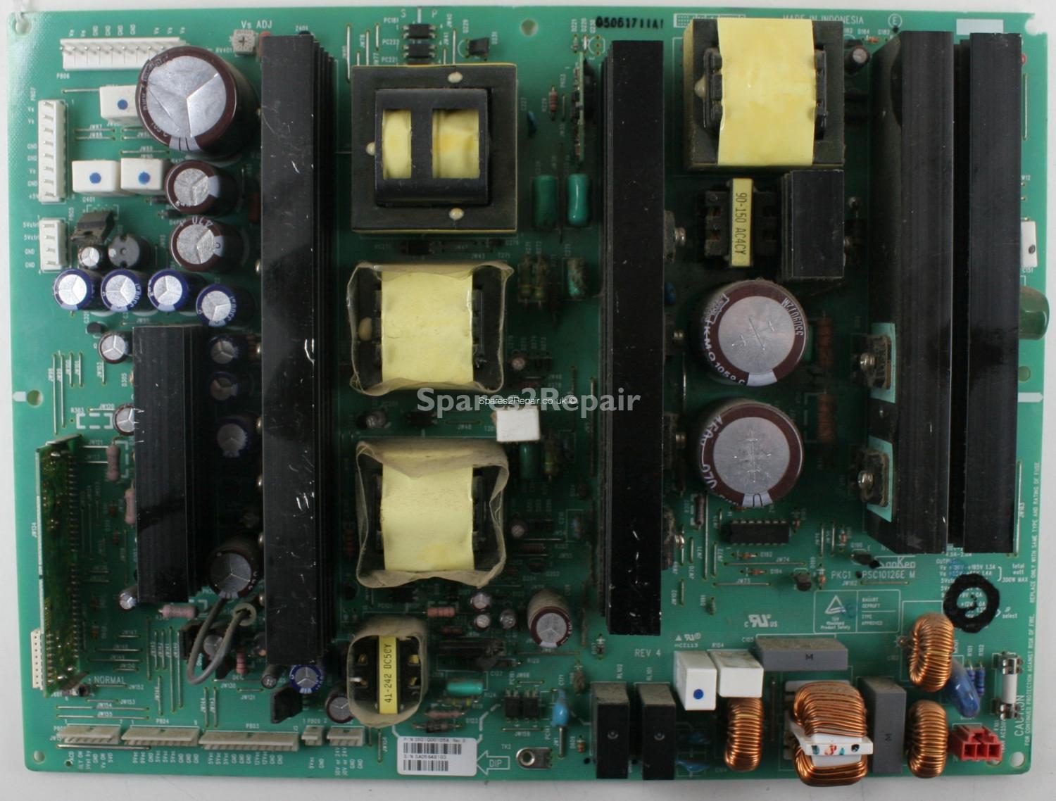 HiSense PDP4220EU - PSU - PKG1 - PSC10126E M - 1H273W - 3501Q00105A - Rev D