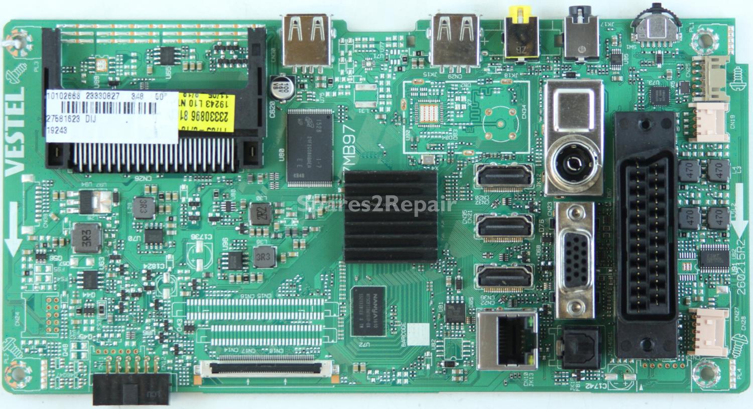 JVC LT-50C750 - Main AV - 23330827 - 17MB97 - 260215R2