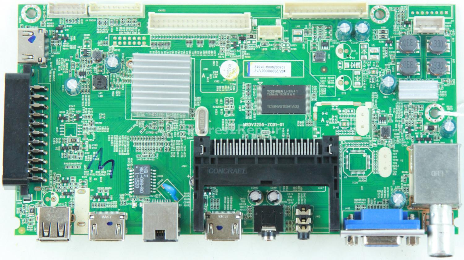 JVC LT-40C550 - Main AV - MSDV3255-ZC01-01 - M02/2020000087/17