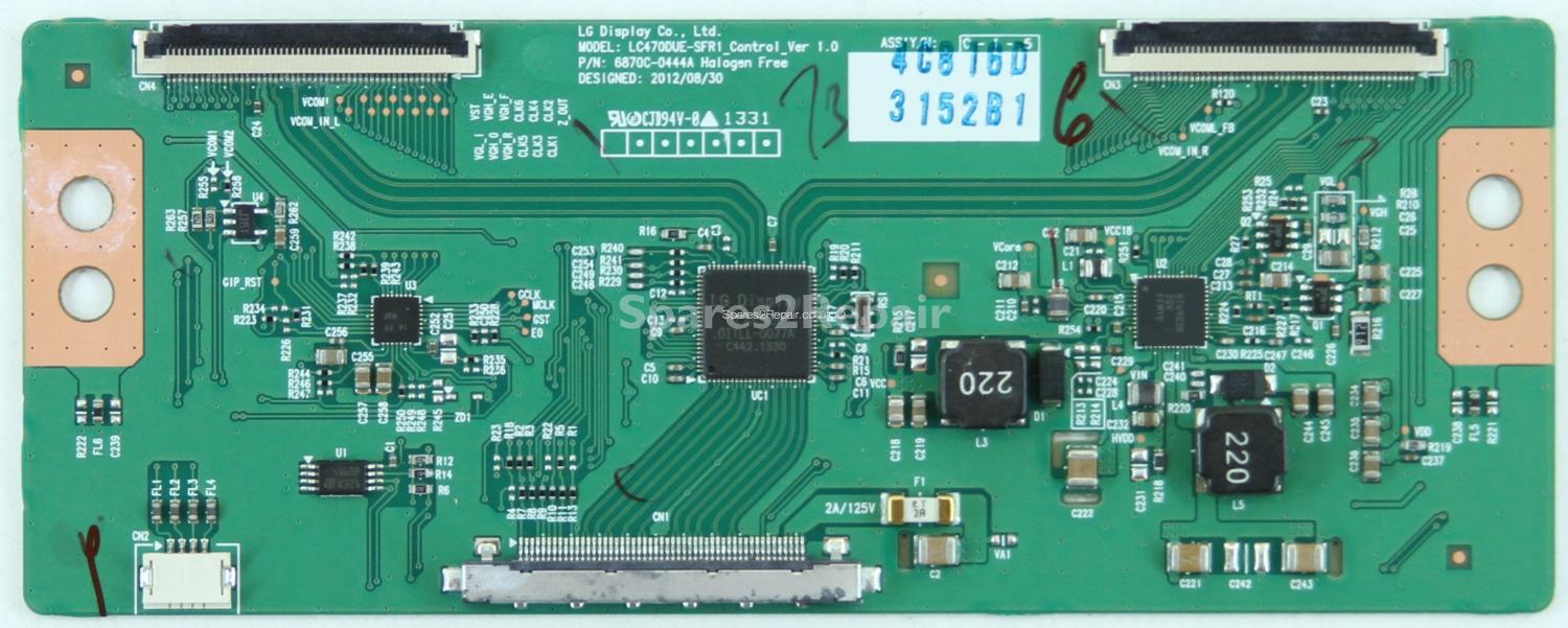 LG 47LA620V - T-Con - 6871L-3152B - 6870C-0444A - LC470DUE-SFR1_Control_Ver 1.0