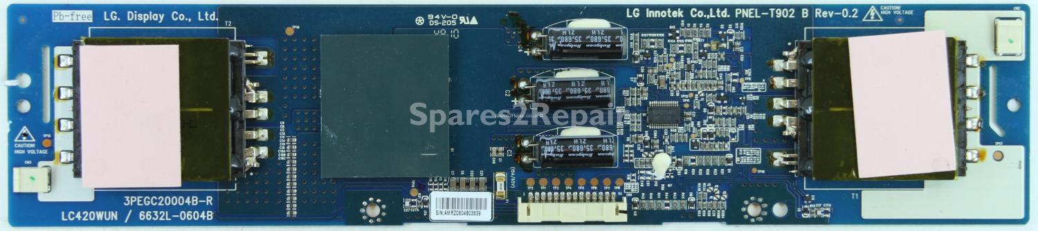 LG M4214CCBA - Inverter - 6632L-0604B - 3PEGC20004B-R - LC420WUN - PNEL-T902 B Rev-0.2