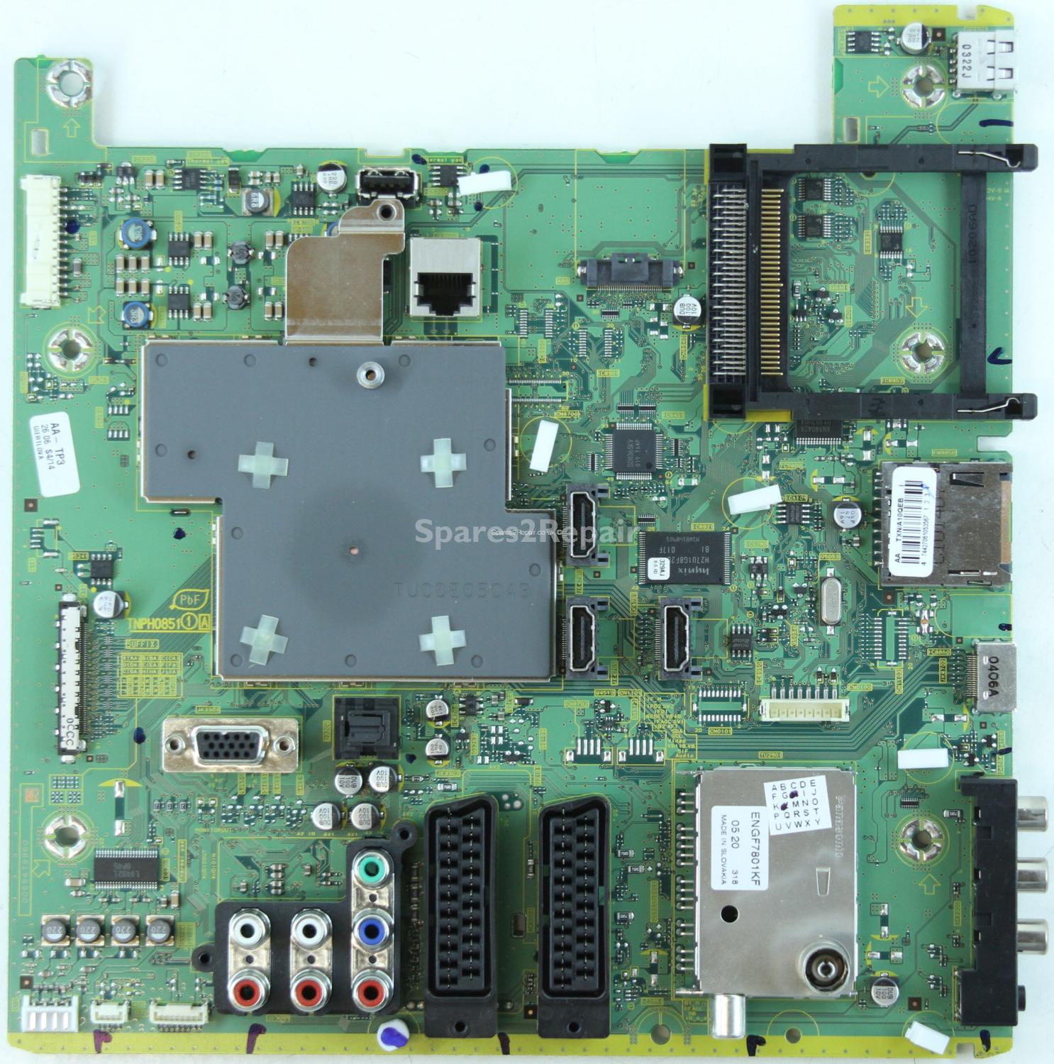 Panasonic TX-L42D26B - Main AV - TXN/A10QEB AA - TNPH0851 1A AA-TP3