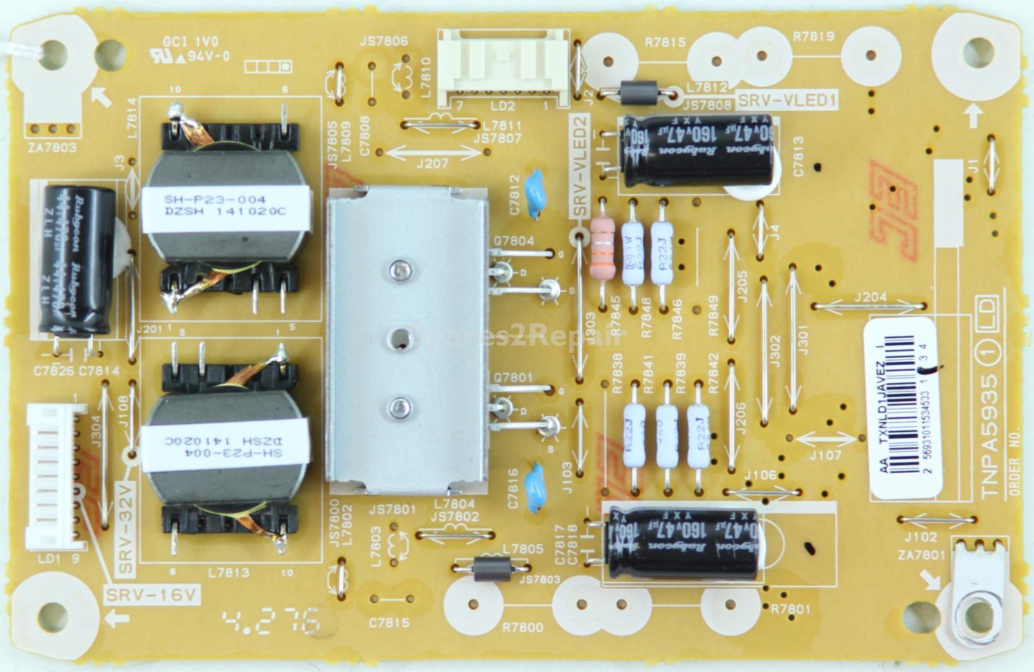 Panasonic TX-42AS500B - LED Driver Board - TXNLD1JAVEZ - TNPA5935