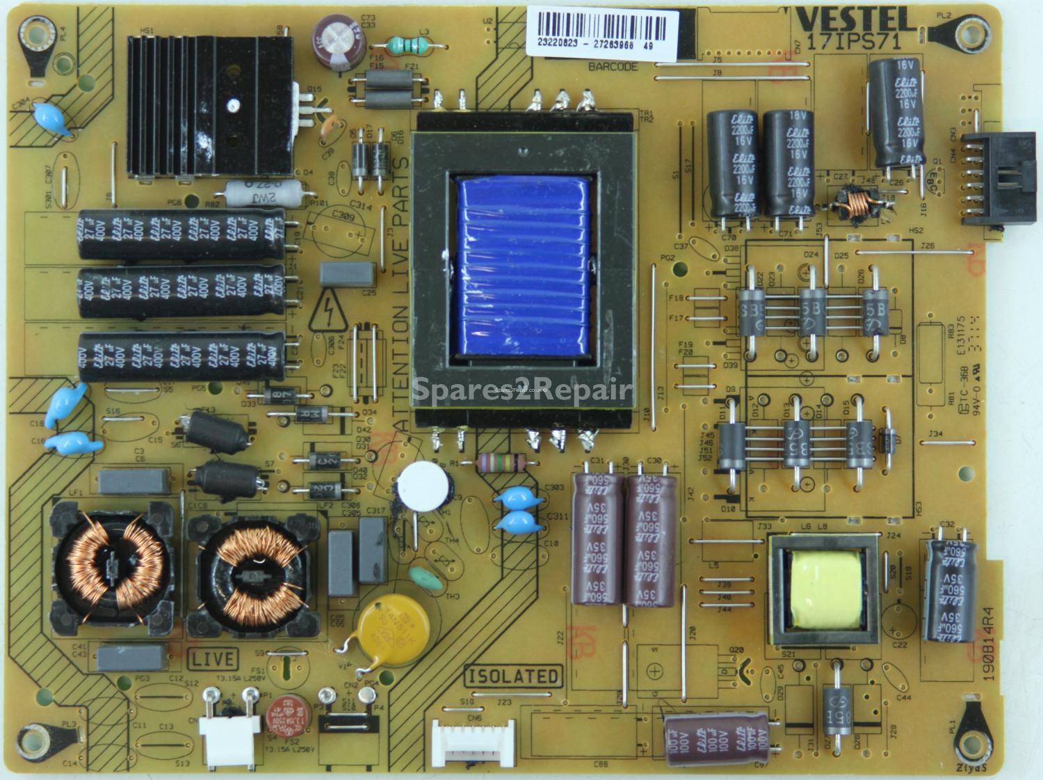 Panasonic TX-39A300B - PSU - 23220823 - 17IPS71 - 190814R4