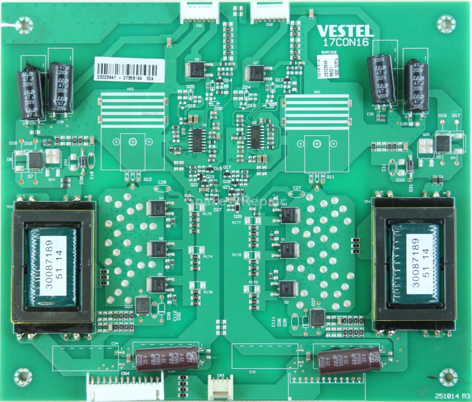 Panasonic TX-55CR430 - LED Driver Board - 23223947 - 17CON16 - 251014 R3