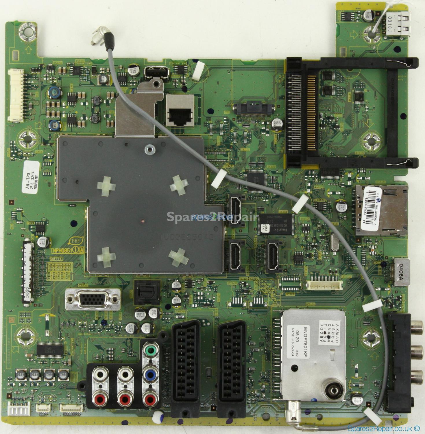 Panasonic TX-L37D25B - Main AV - TXN/A10QEB AA - TNPH0851 1A