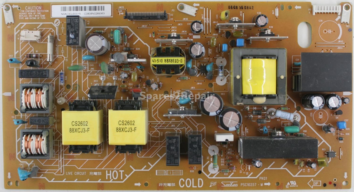 Panasonic TX-26LXD80 - PSU - PSC10257 M - PKG1 - N0AC3GJ00015