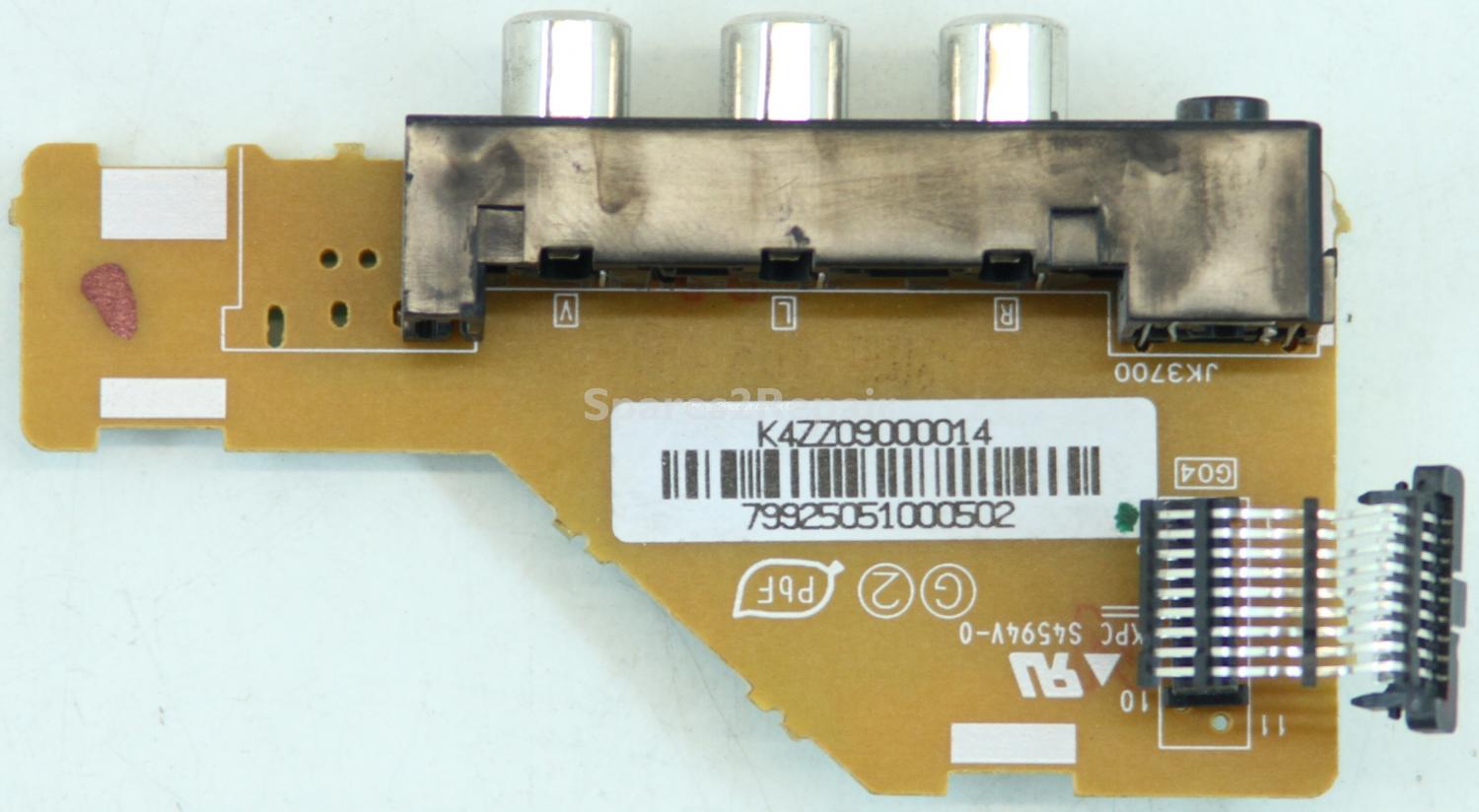 Panasonic TX-L26X10B - Side AV - TNPA4850