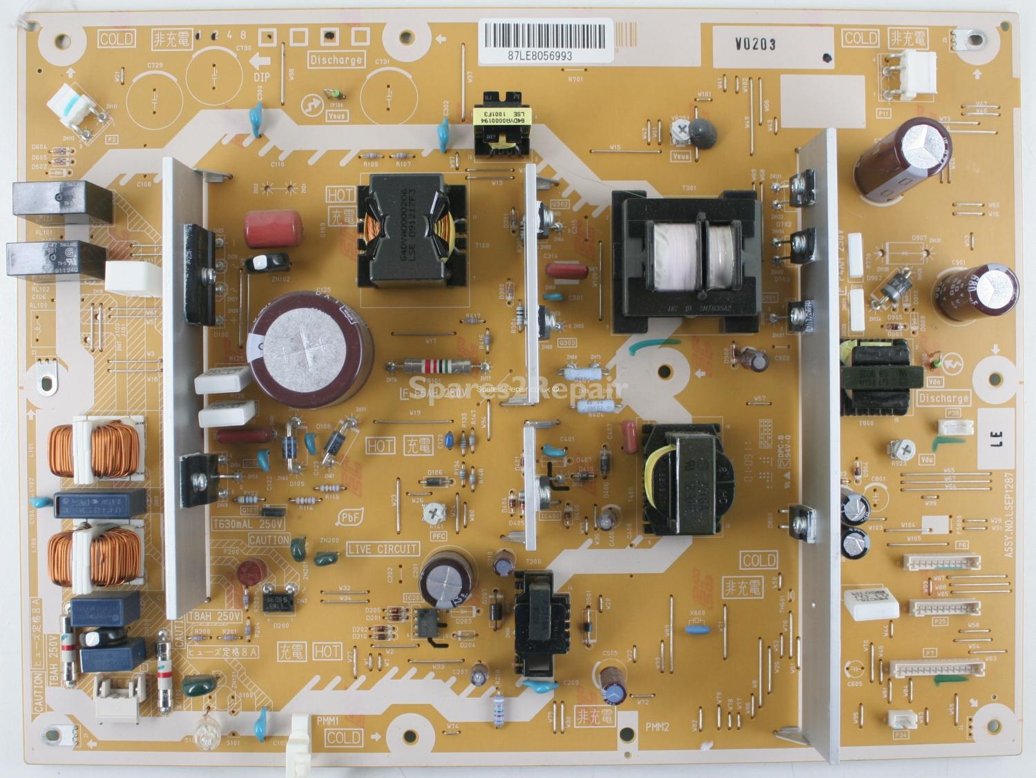 Panasonic TX-P42C2B - PSU - LSJB1287-12 - LSEP1287 - LE