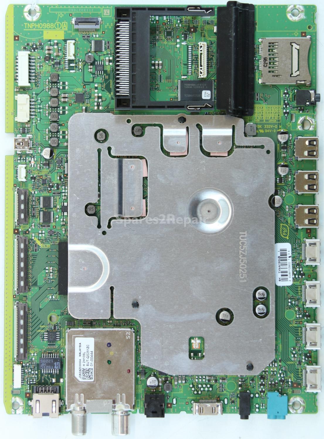 Panasonic TX-P65VT50B - Main AV - TNPH0988 - TXN/A1SHUB BK