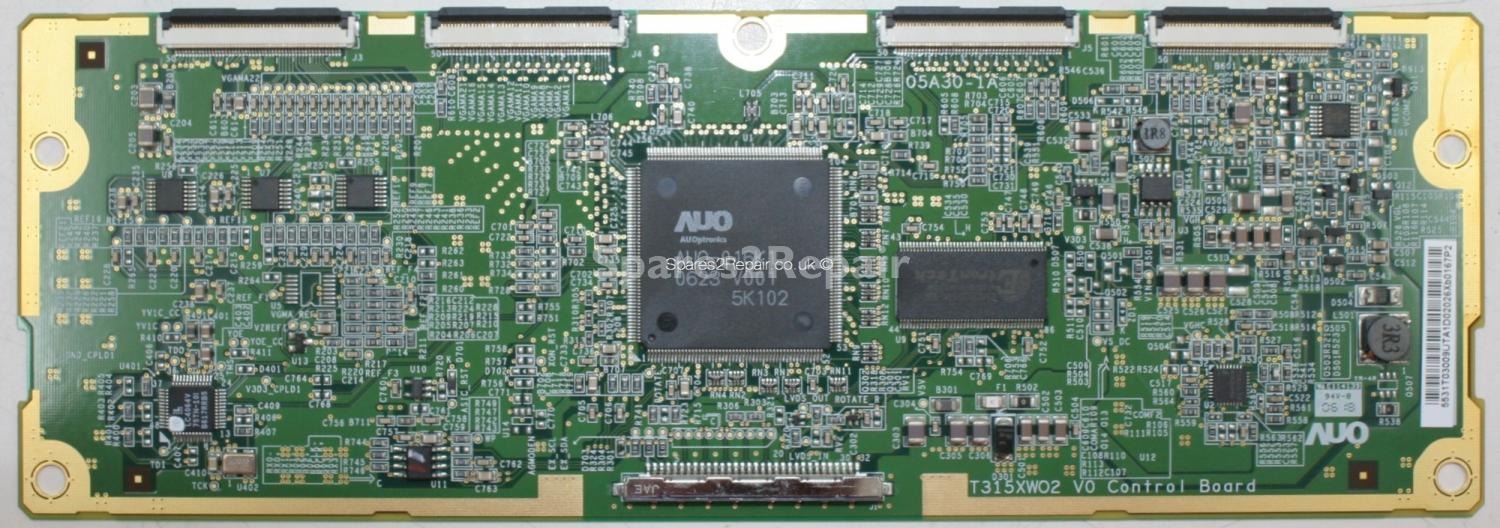 Panasonic TX-32LXD60A - LVDS - 55.31T03.009 - 05A30-1A - T315XW02 V0 Control Board
