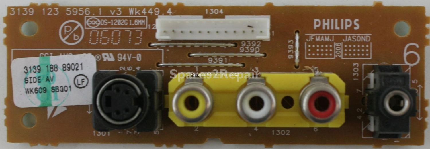 Philips 26PF3320/10 - Side AV - 3139 123 5956.1 v3 - 3139 188 89021