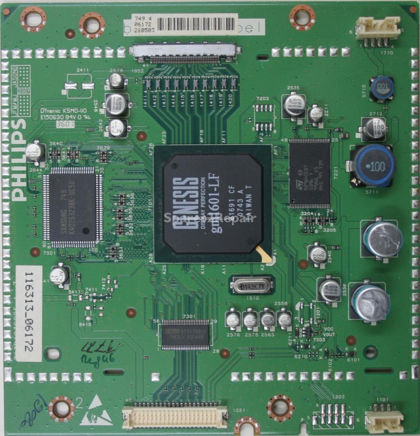 Philips 42PFL7662D - Board - 31391236225.1 v7 LC07 1080P BOLT-ON