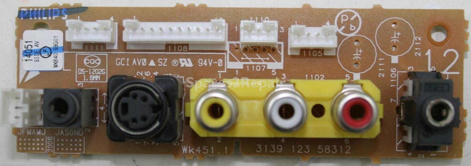 Philips 15PF4121/05 - SIDE AV - 3139 123 58312