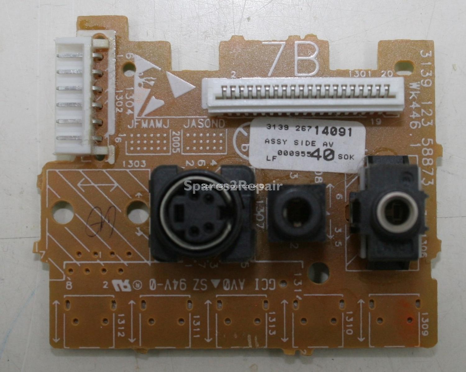 Philips 26PF4310/10 - Side AV - 3139 267 14091 - 3139 123 58873 - 7B
