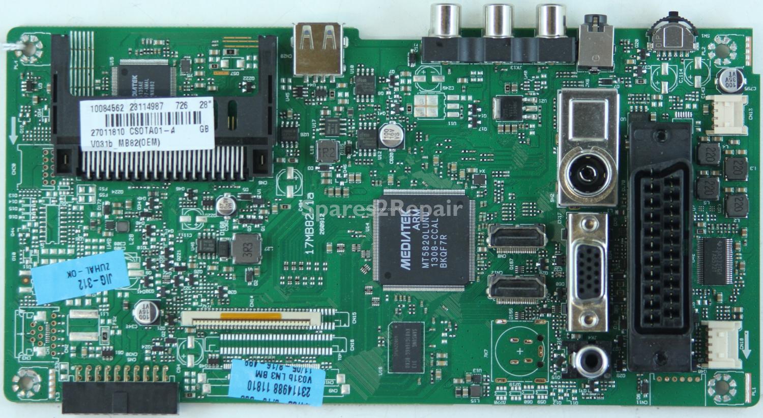 Polaroid P28LED13 - Main AV - 23114987 - 17MB82-1a - 260912