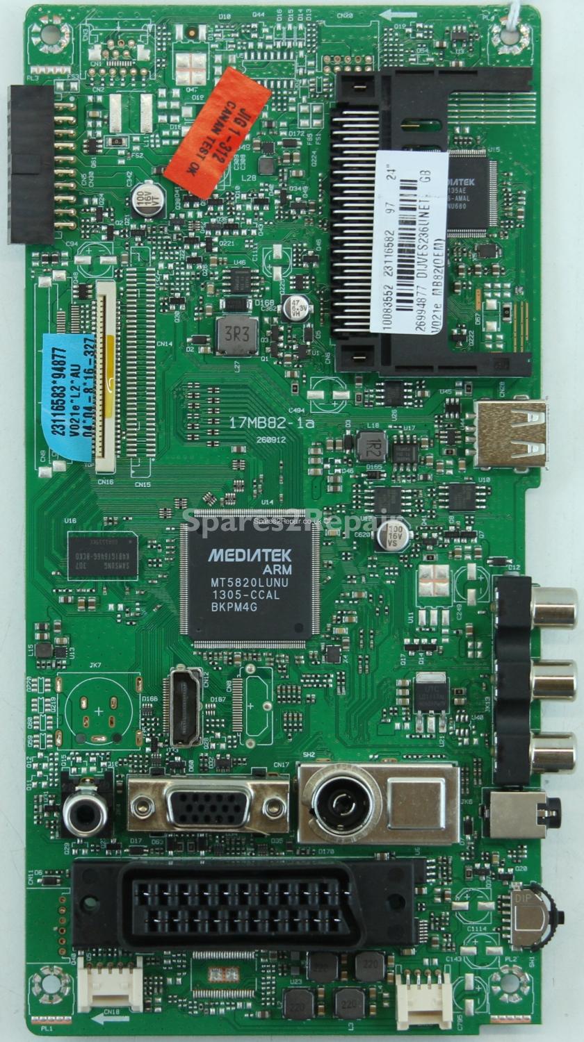 Polaroid P24LED12 - Main AV - 17MB82-1a - 260912 - 23116582
