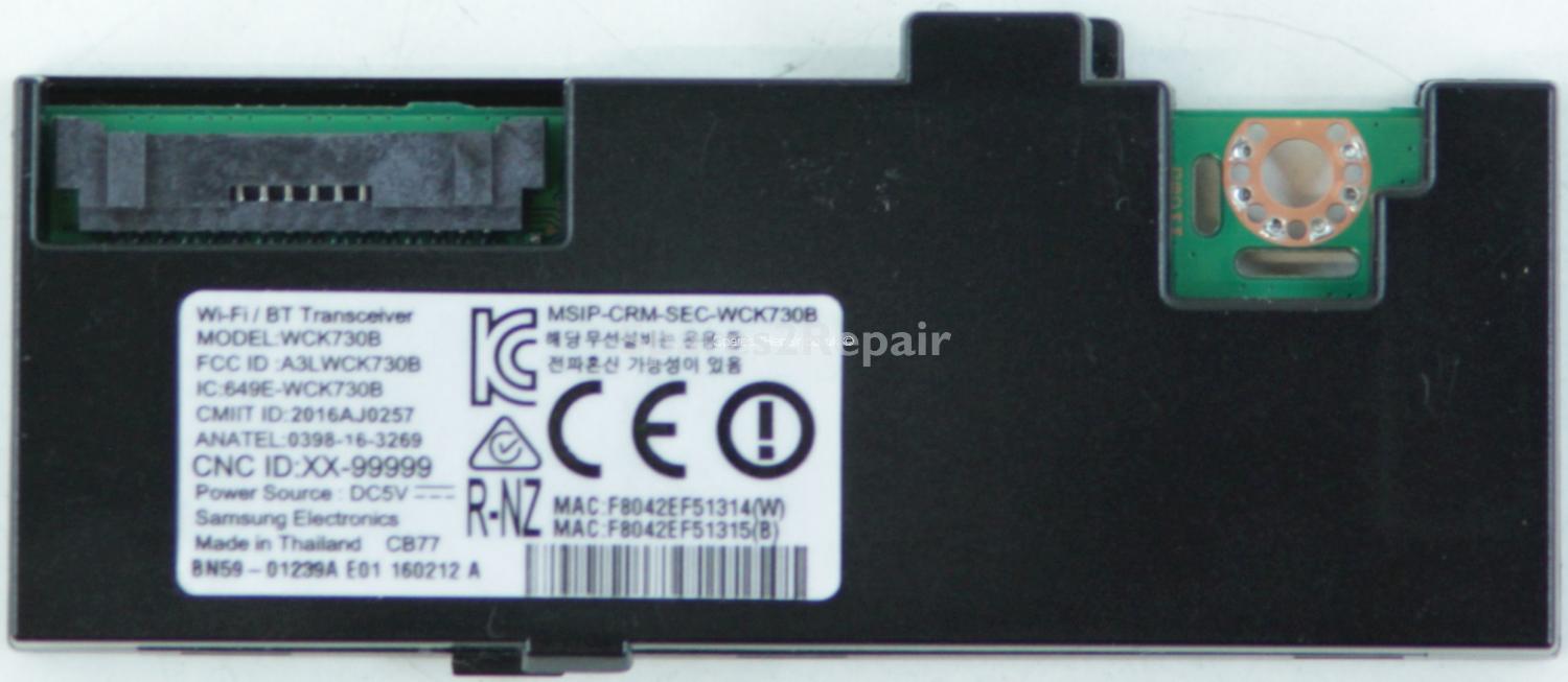 Samsung UE49KU6500U - WiFi module - BN59-01239A - WCK730B - A3LWCK730B - 2016AJ0257