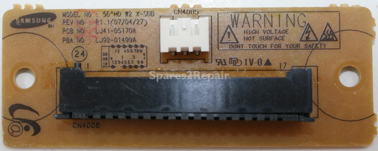 Samsung PS-50Q97HD - X-SUB - LJ92-01499A - LJ41-05170A R1.1 - 50 HD W2 X-SUB