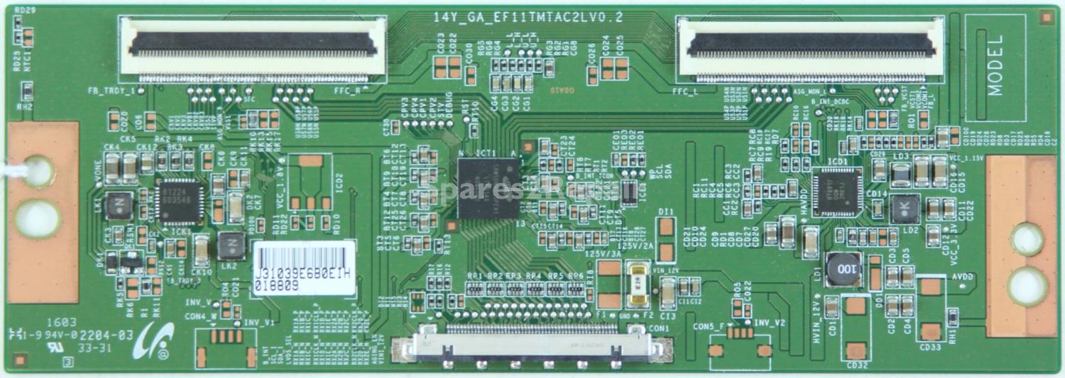Sharp LC-32CFE6131K - T-Con - LJ94-31039E - 14Y_GA_EF11TMTAC2LV0.2