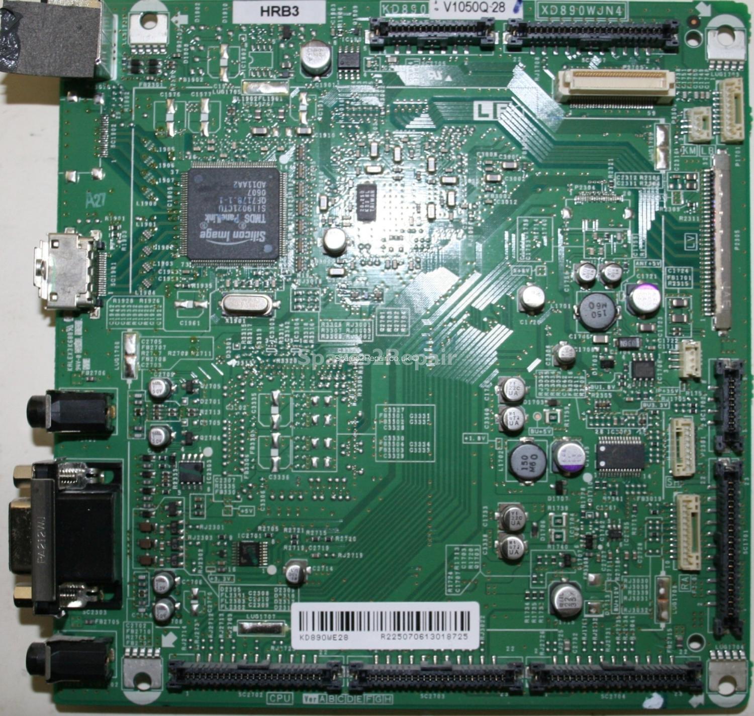 Sharp LC-32P70E - Inputs - KD890WE28 - XD890WJN4
