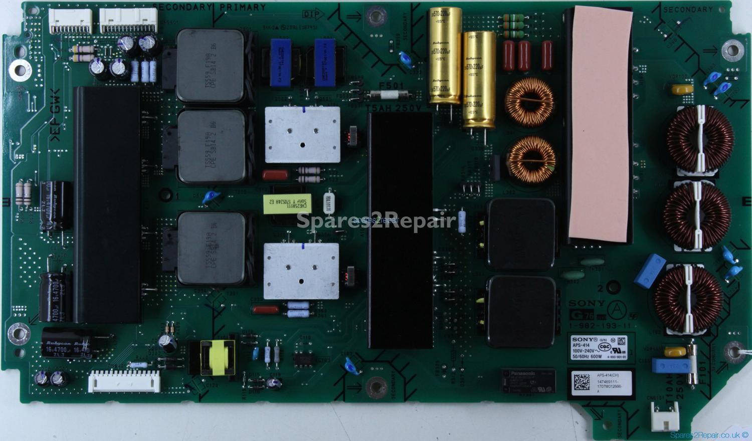 Sony KD-55A1 - PSU - 1-982-193-11 - 147469111 - 4-693-901-01 - APS-414 - G76