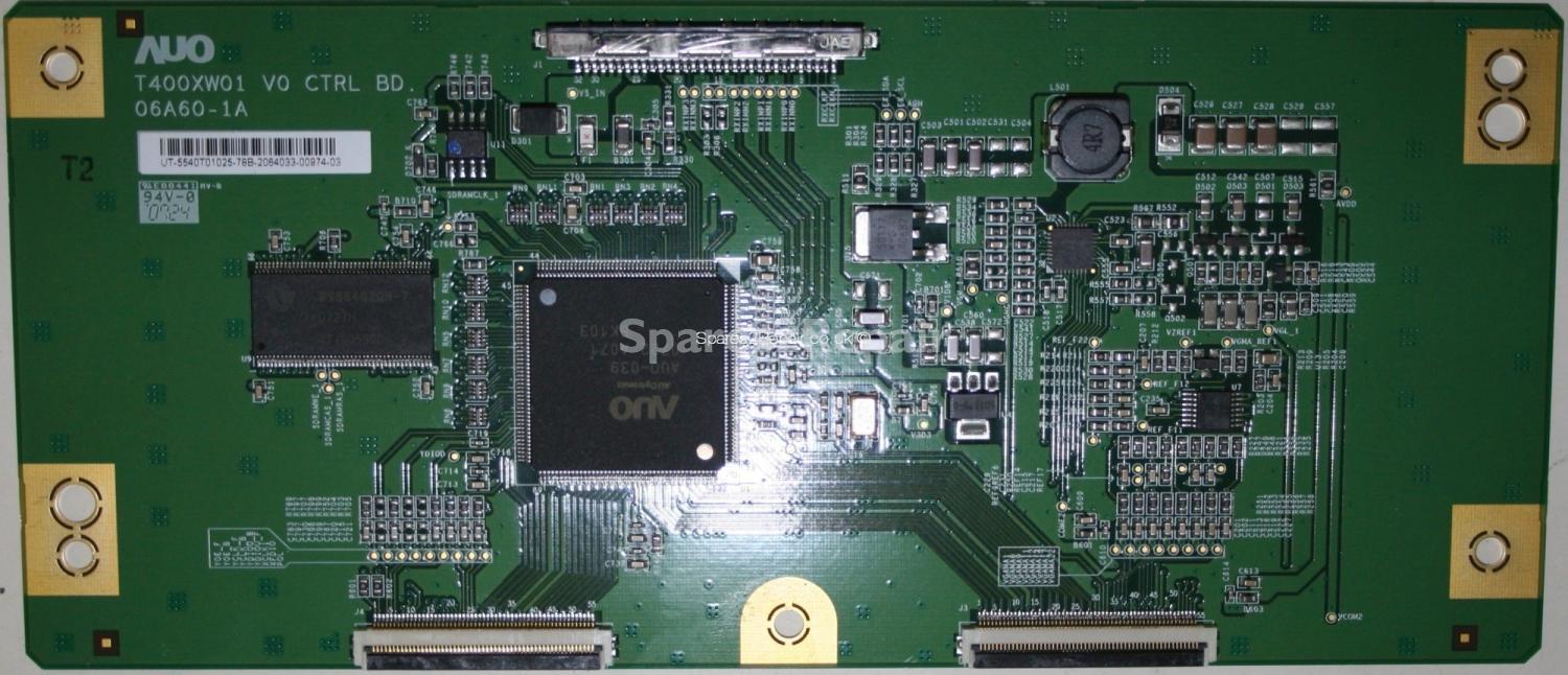 Sony KDL-40V3000 - LVDS - T400XW01 V0 CTRL BD - 06A60-1A