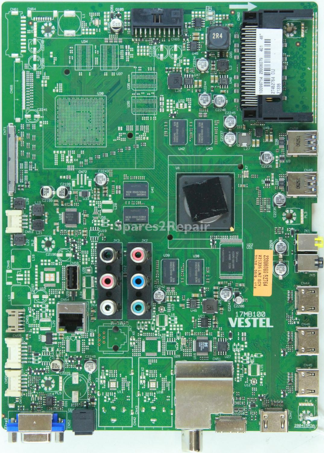 Techwood 48AO2USB - Main AV - 23306079 - 17MB100 - 280415R3A