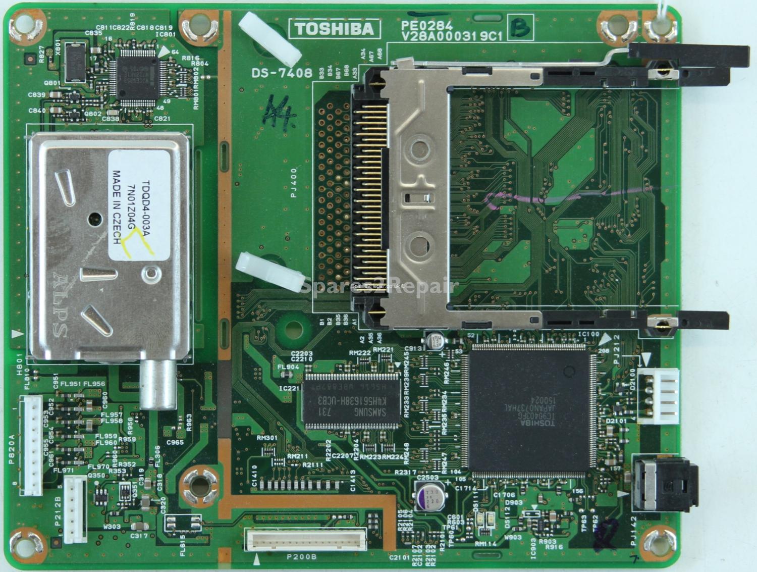 Toshiba 40ZF355D - Card Reader - PE0284 B - V28A000319C1