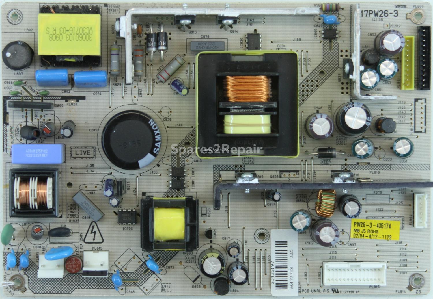 Vestel 42 Inch - PSU - 20435197 - 17PW26-3 - 141108